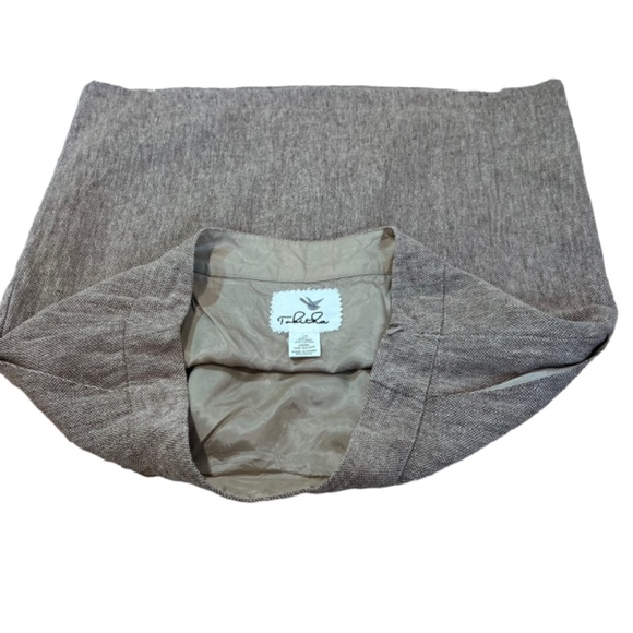 Tabitha Anthropologie Lined Linen Skirt W/ Pockets - - Picture 5 of 11